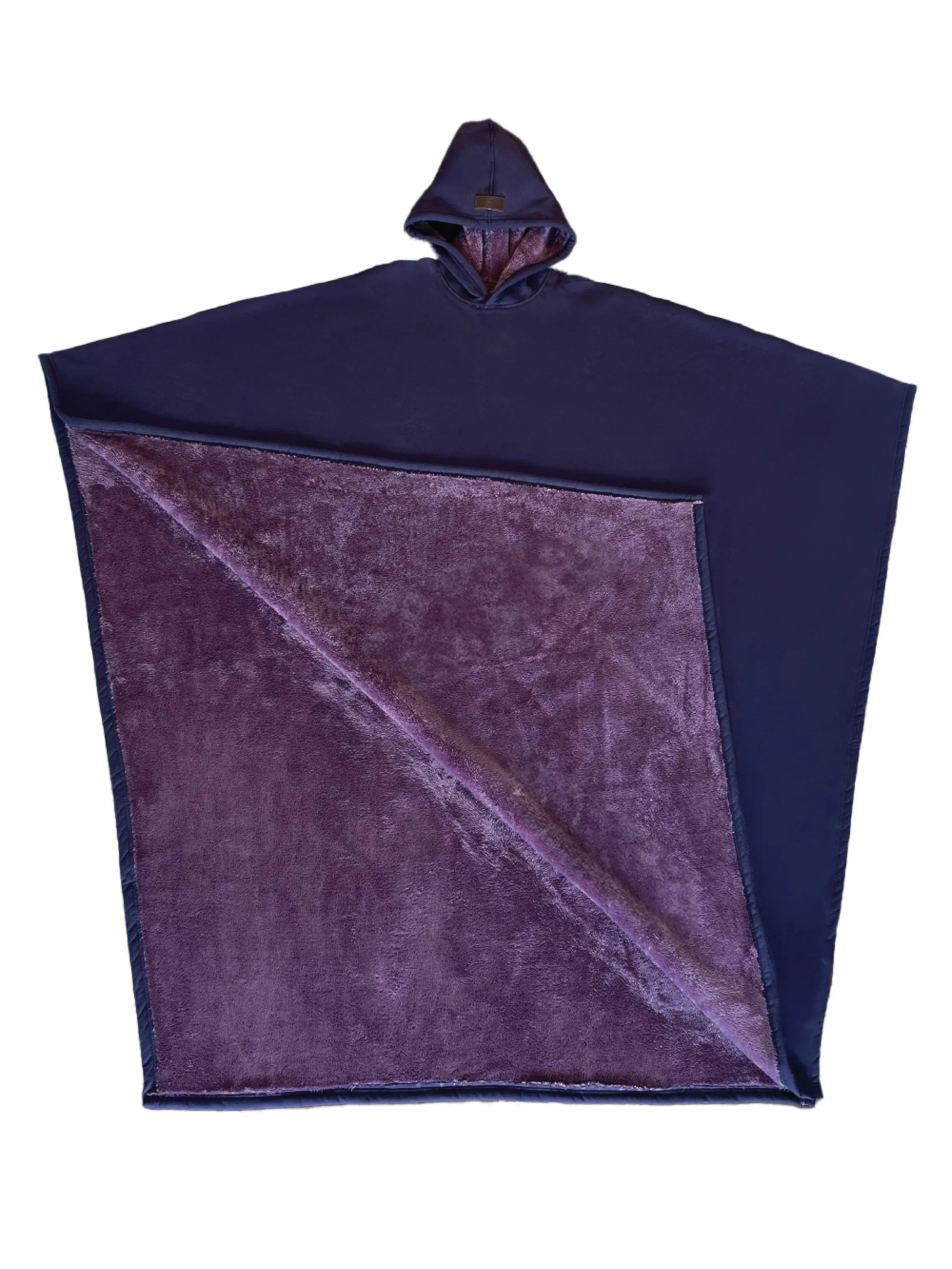 Women’s Oversized Hooded Blanket Robe - Cozy Lounge Wear Poncho
