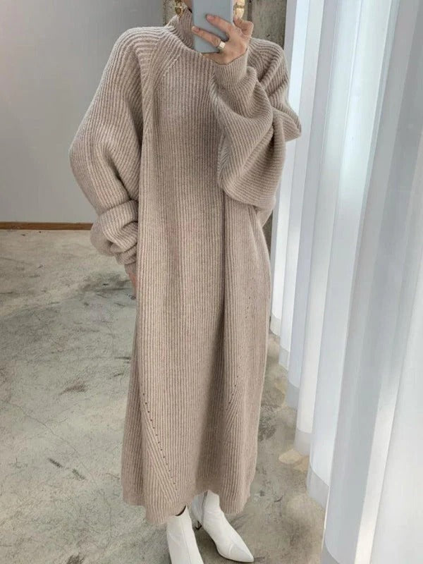 Women’s Nora Turtleneck Knit Midi Dress