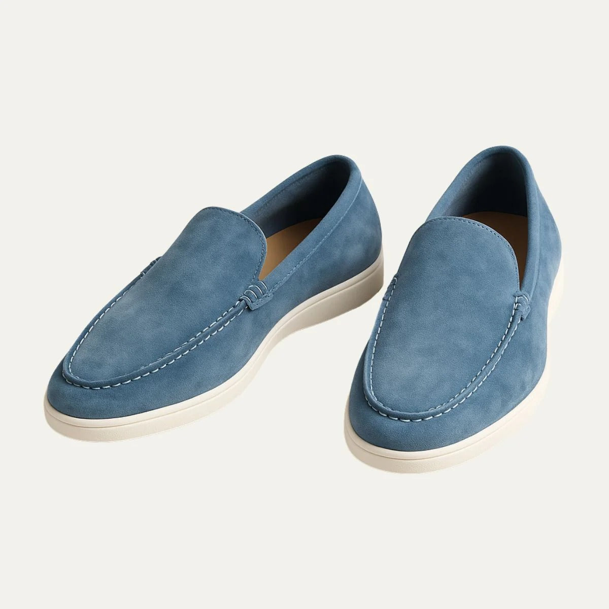 Men’s Classic Slip-On Loafers – Minimalist Casual Dress Shoes