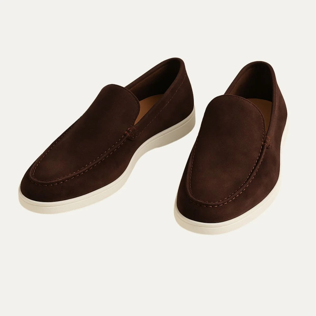 Men’s Classic Slip-On Loafers – Minimalist Casual Dress Shoes