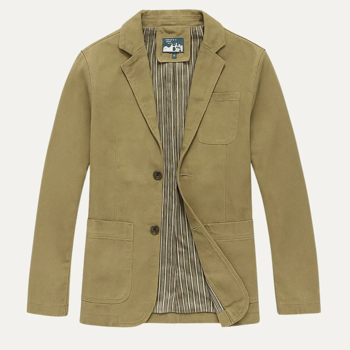 Men’s Casual Tailored Blazer - Lightweight Button-Up Jacket