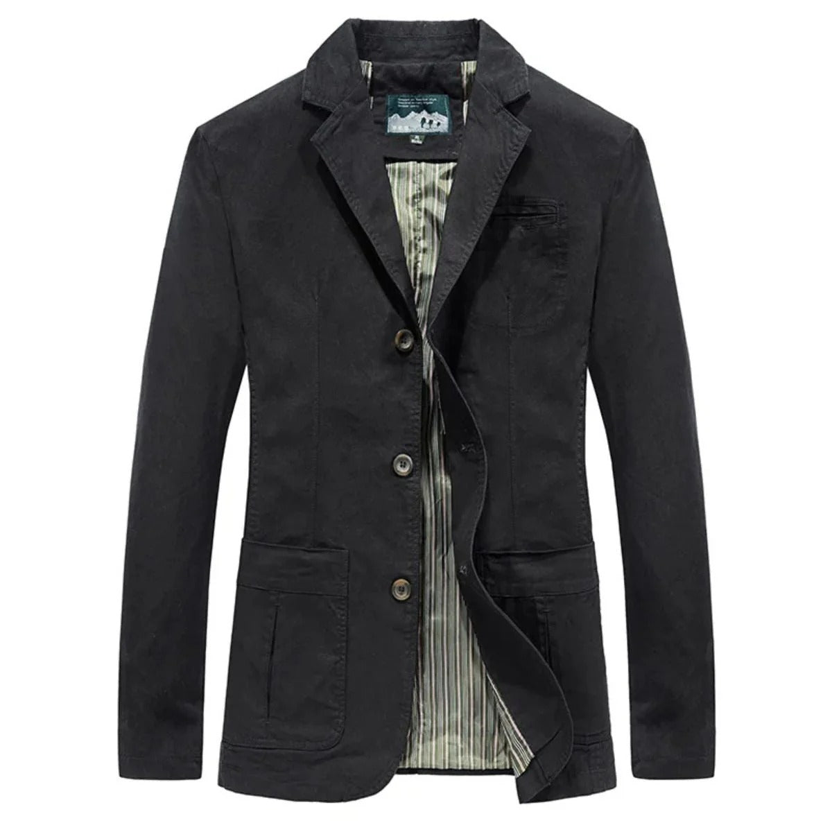 Men’s Casual Tailored Blazer - Lightweight Button-Up Jacket