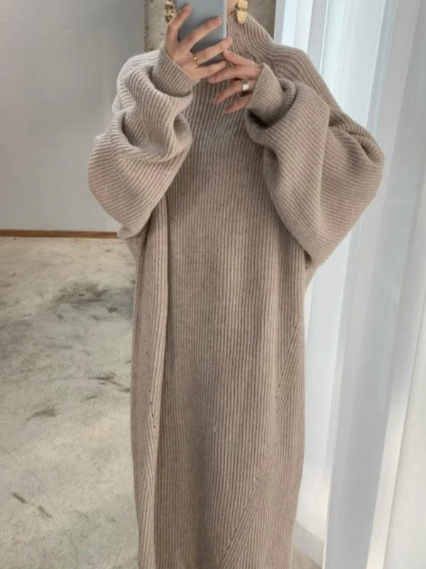 Women’s Nora Turtleneck Knit Midi Dress