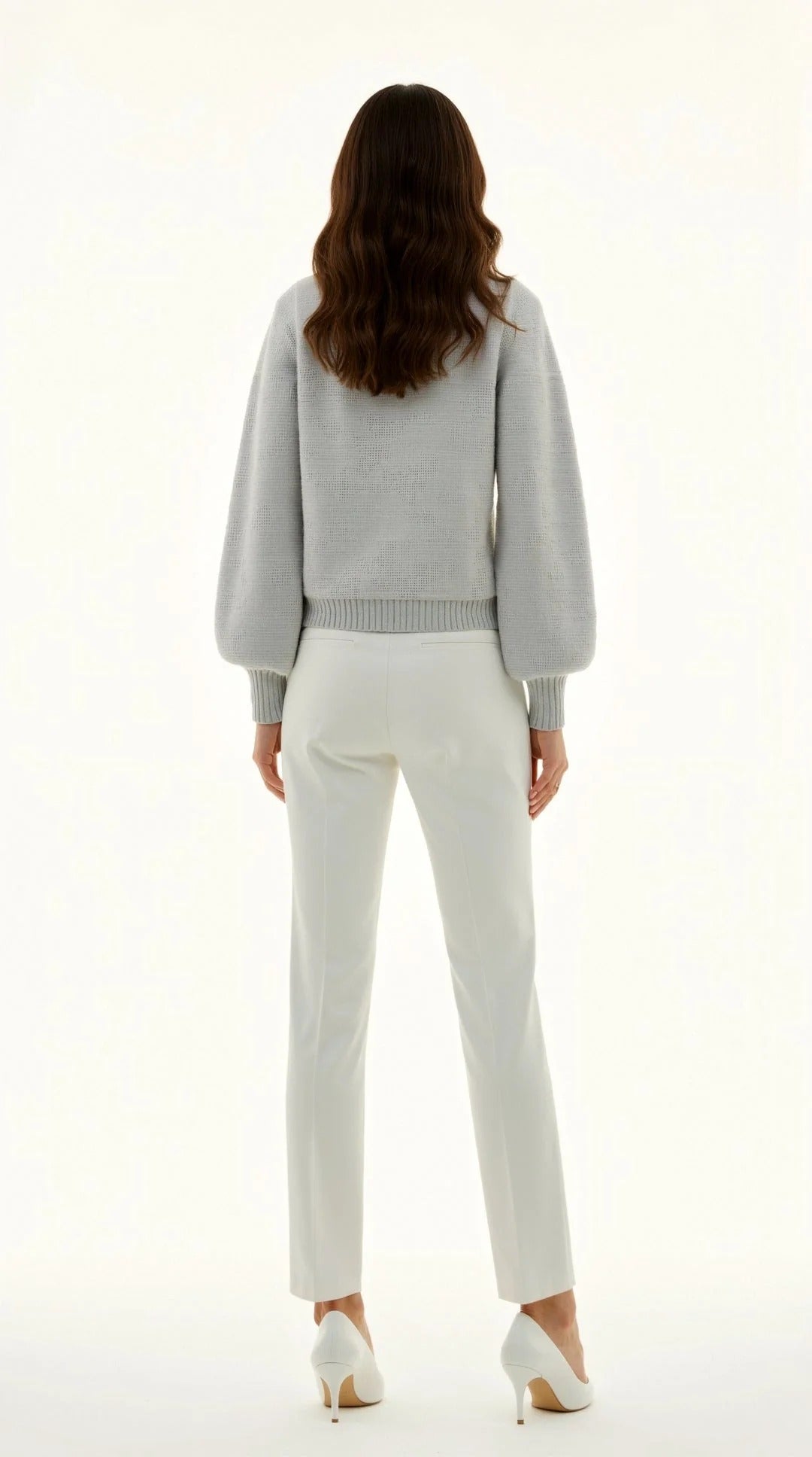 Women’s Bow-Tie Knit Cardigan - Soft Knit Front Ribbon Detail