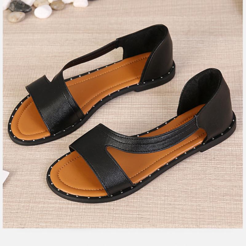 Izzie - Leather Platform Sandals