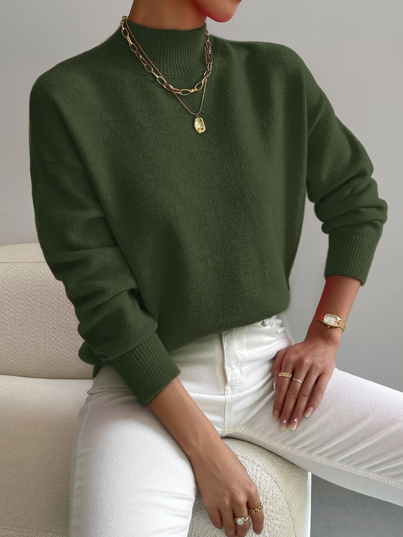 Women's Elegant Turtleneck Sweater