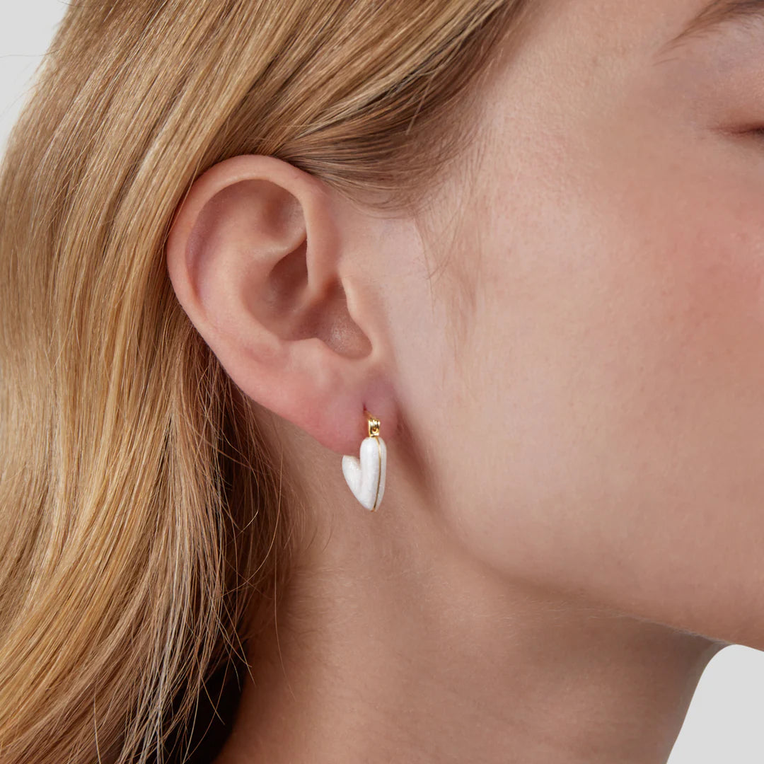 Maya - Pure Heart Drop Earrings