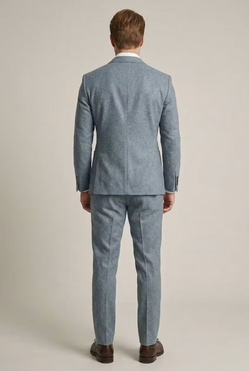 Men's Slim-Fit Two-Piece Nylon Blend Formal Suit