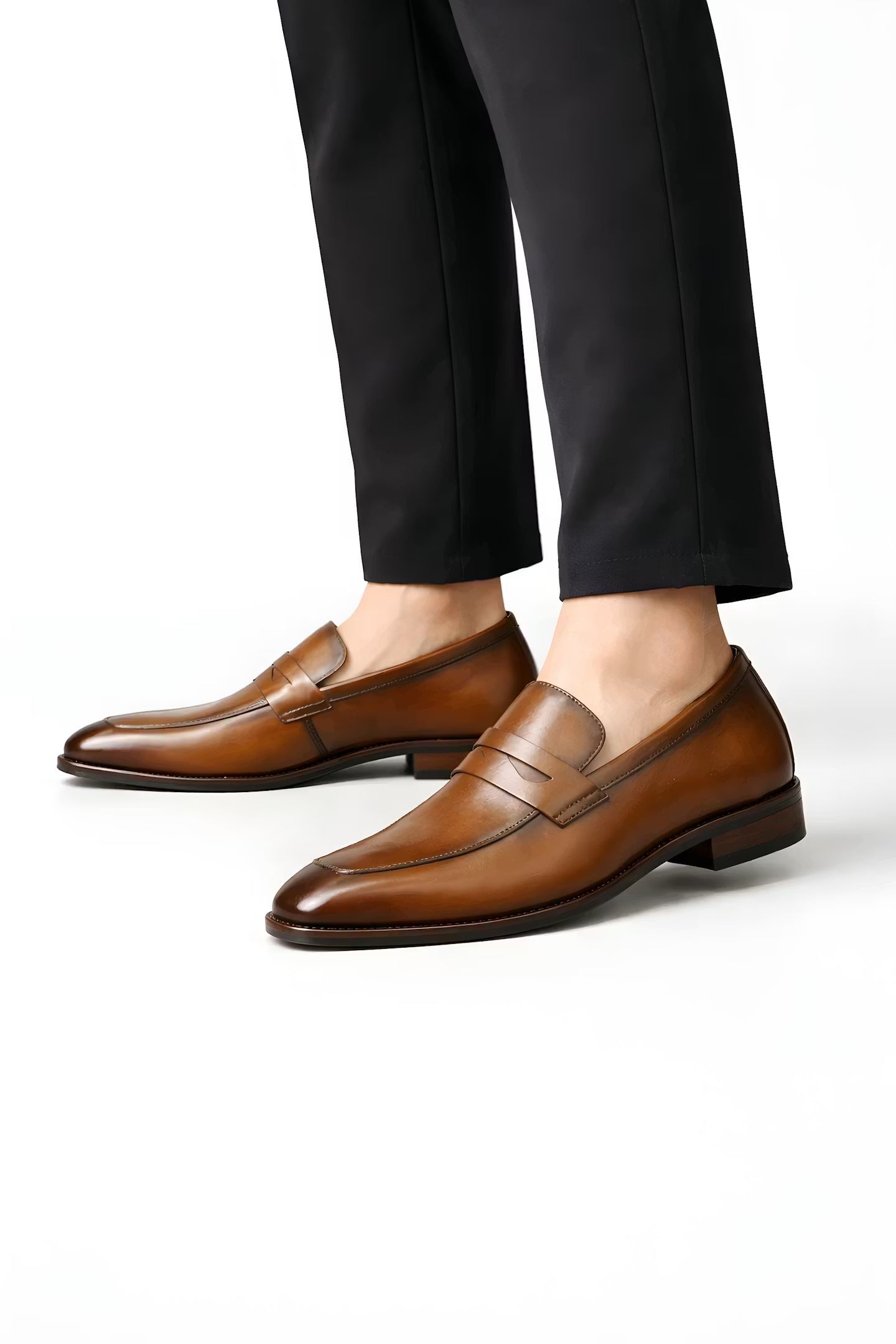 Men's Slip-On Penny Loafer Formal Dress Shoes