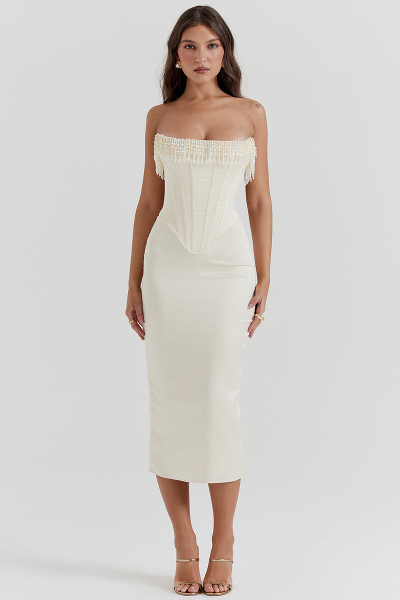 Celine - Vintage Strapless Dress
