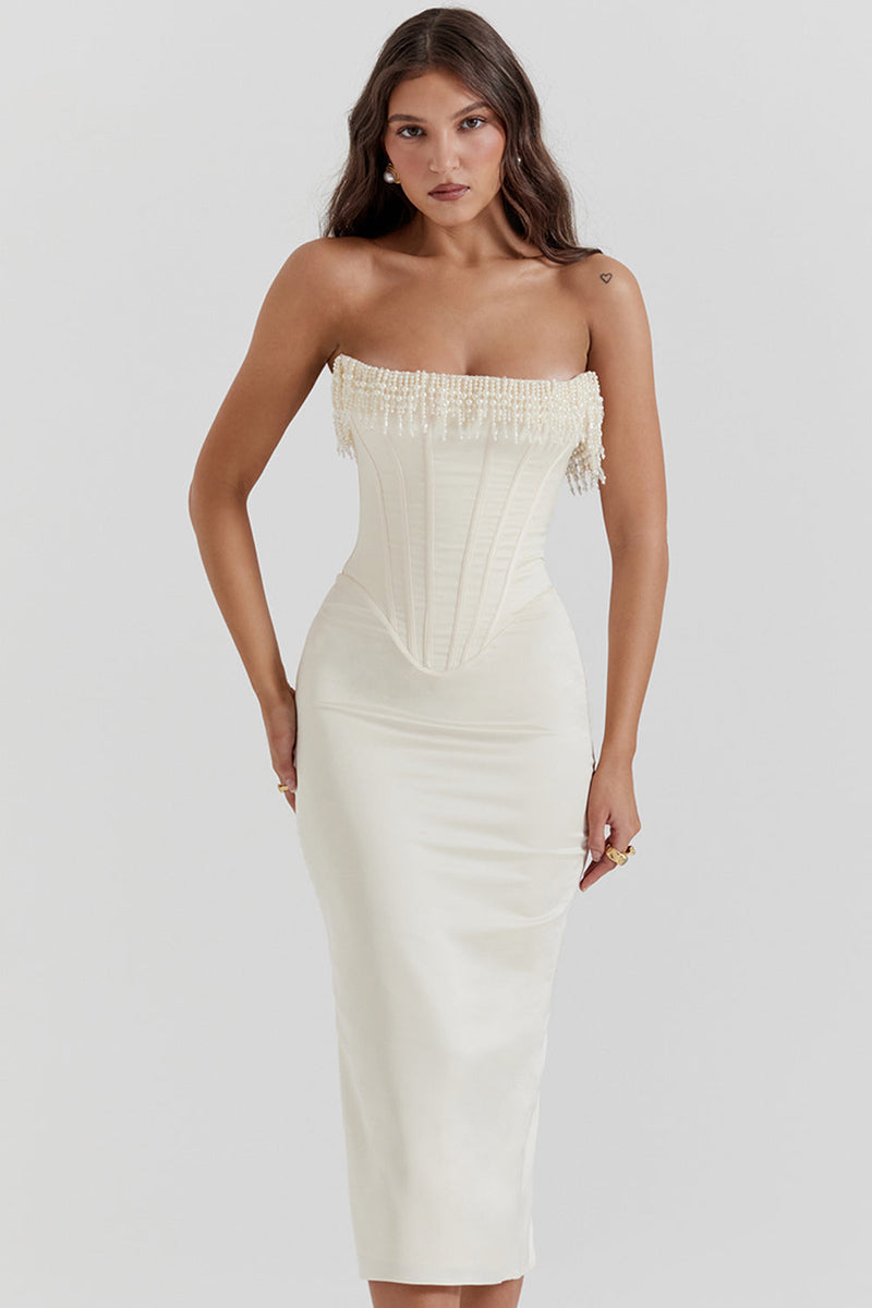 Celine - Vintage Strapless Dress