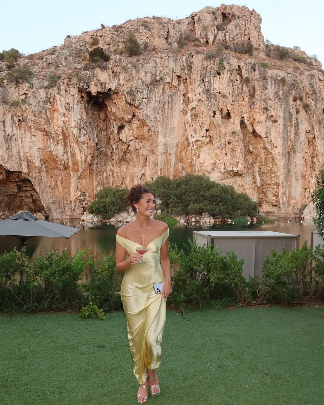 Mindy - Satin Backless Maxi Dress