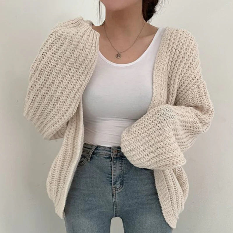 Women’s Chunky Oversized Knit Cardigan