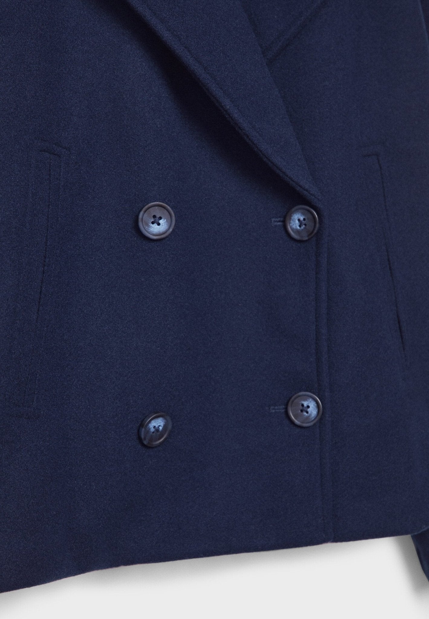 Short Modern Cropped Jacket - Double-Breasted