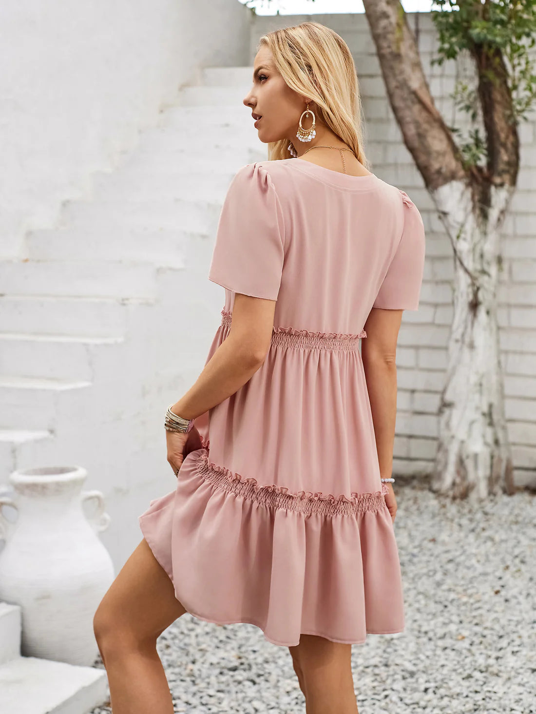 Allegra - Abstract Sway Midi Dress