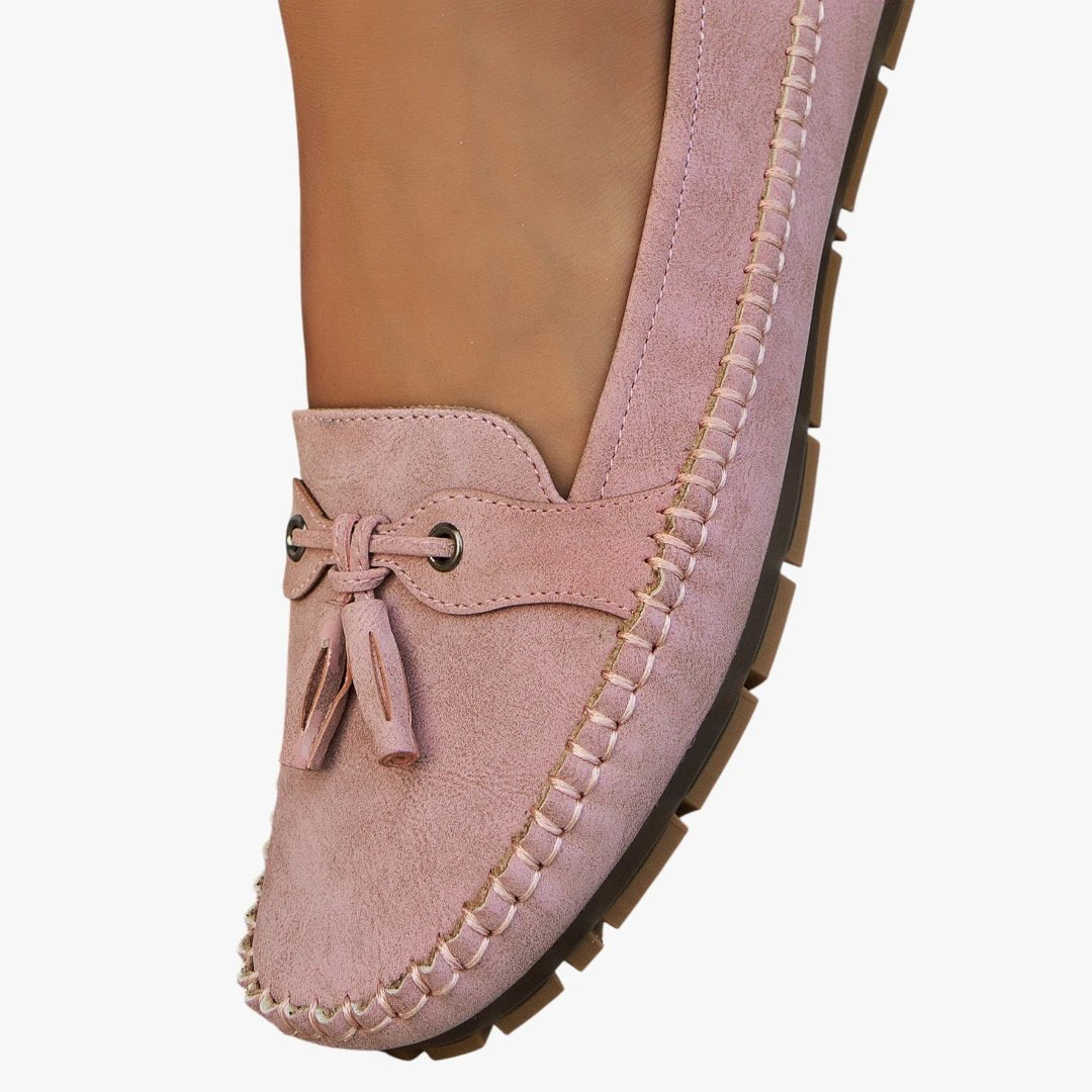 Women's Lightweight Tassel Slip-On Suede Loafers