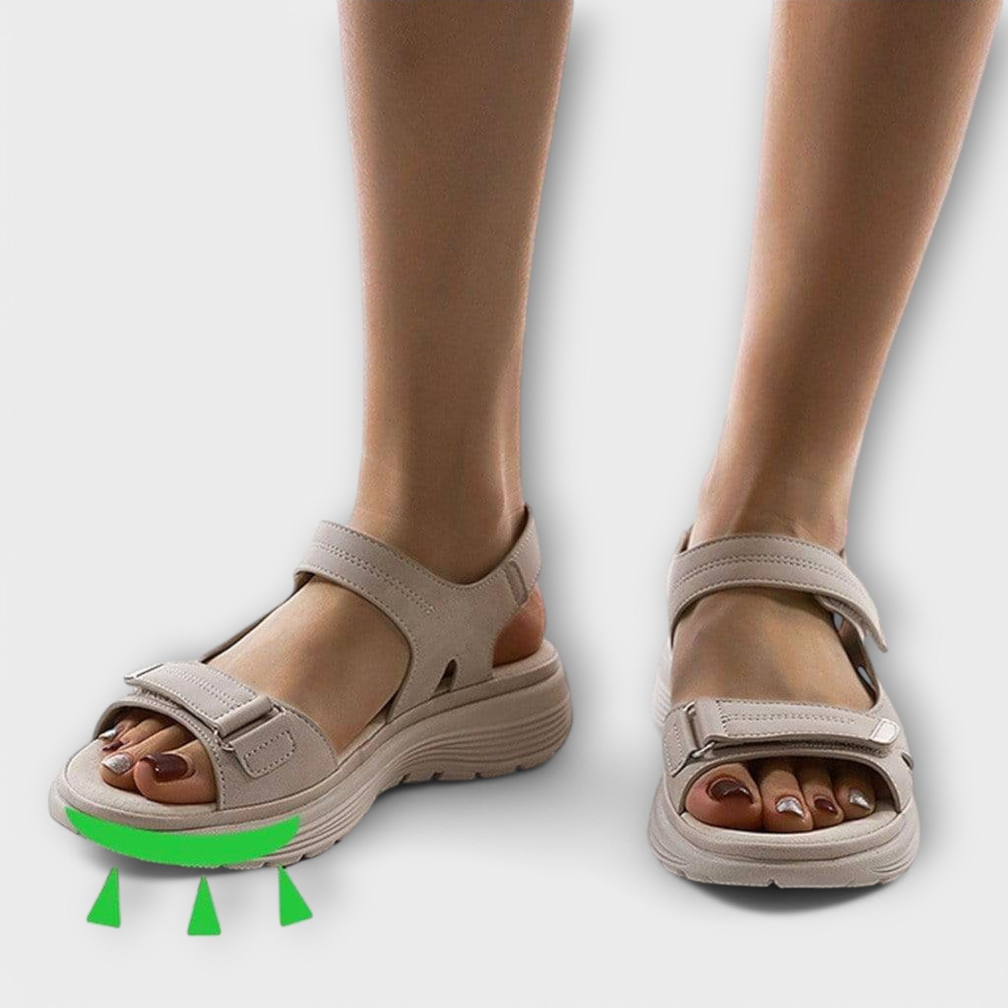 Women's Orthopedic Arch-Support Adjustable-Strap Walking Sandals