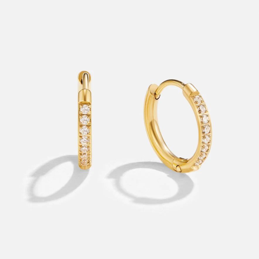 Zoey - Eternity Hoop Earrings