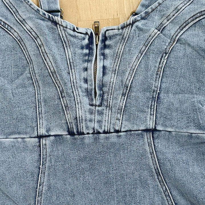 Noelle Denim Curve Dress