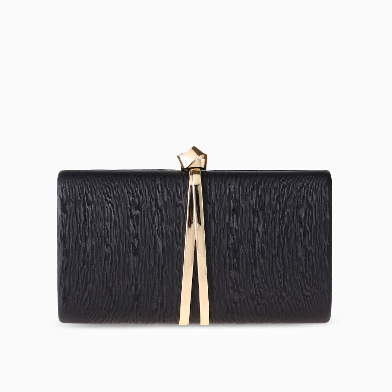 Marina - Sculpted Metal Detail Evening Clutch