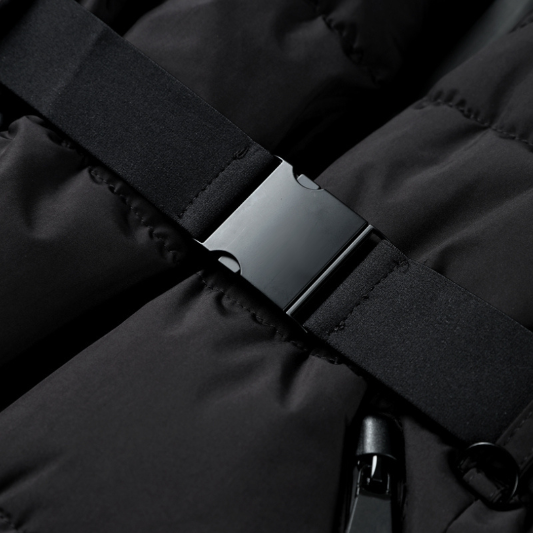 Women’s Arctic Luxe Belted Puffer Jacket - Warm Long-Sleeve Coat