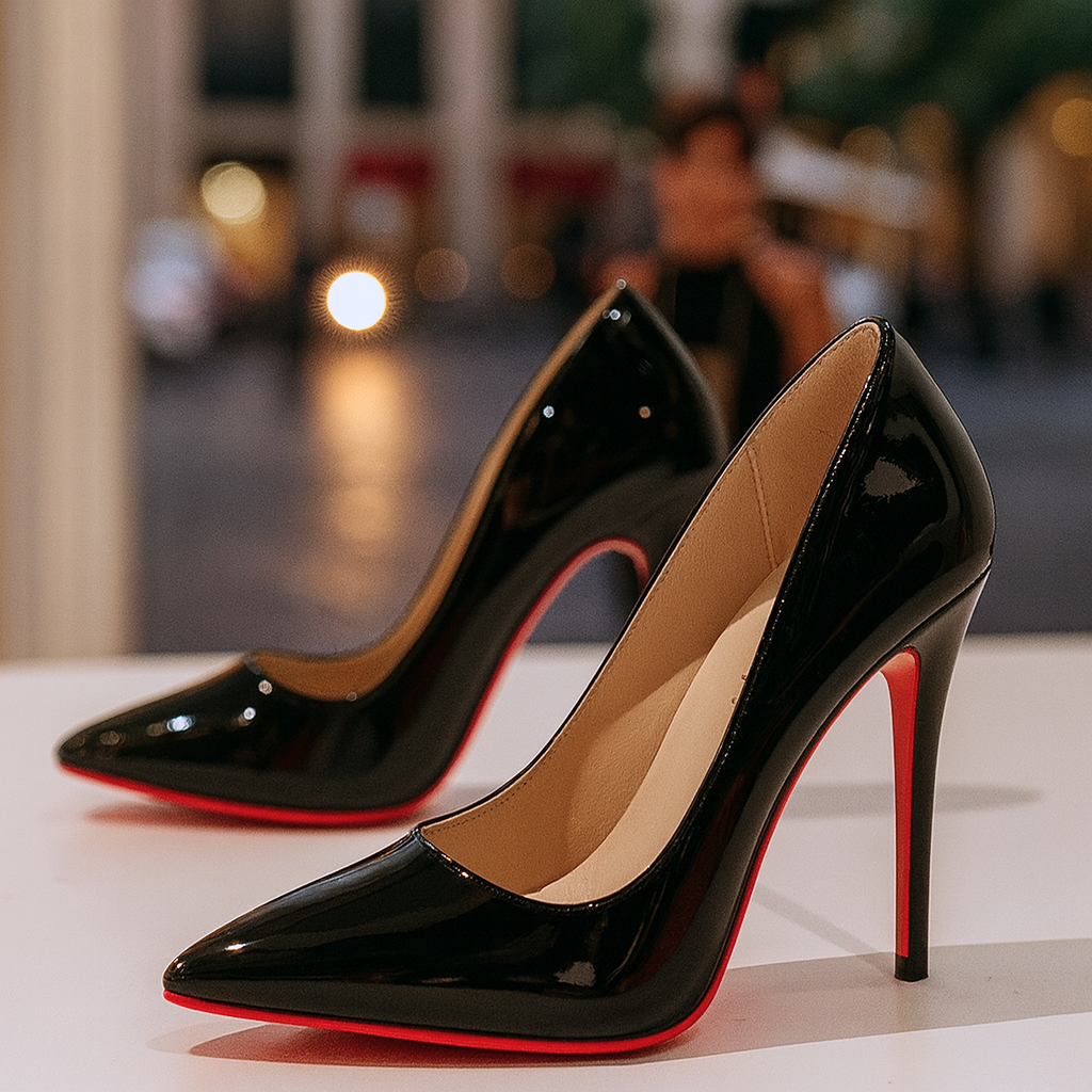 Women's Elegant Patent Leather Stiletto Heels