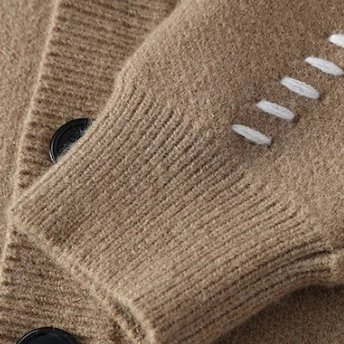 Men’s Casual Button-Up V-Neck Knit Cardigan