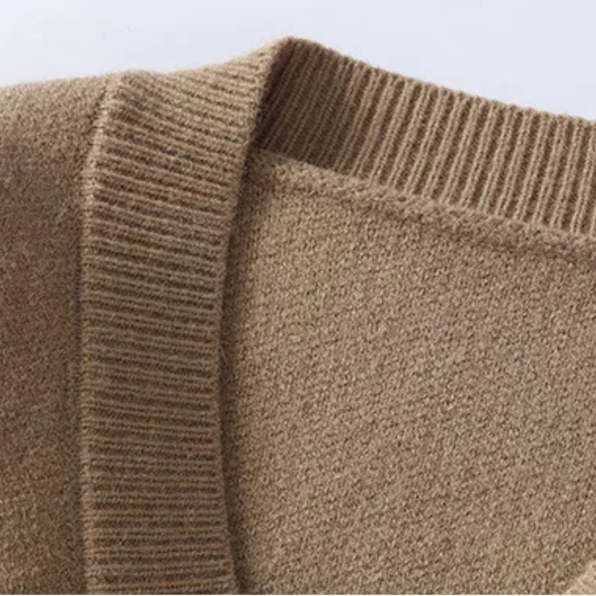 Men’s Casual Button-Up V-Neck Knit Cardigan