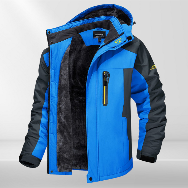 Men’s Outdoor Softshell Jacket - Windproof Hooded Design