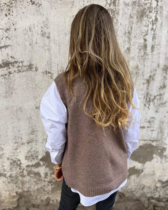 Women’s V-Neck Sweater Vest - Layering Top