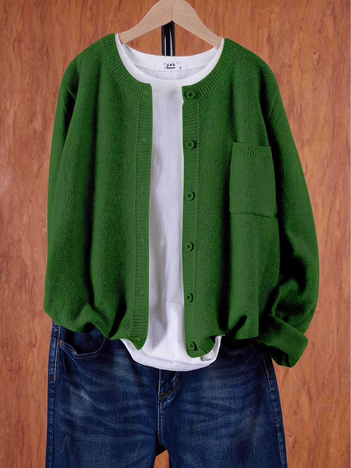 Women’s Button Front Cardigan - Long Sleeve Casual Knit Sweater