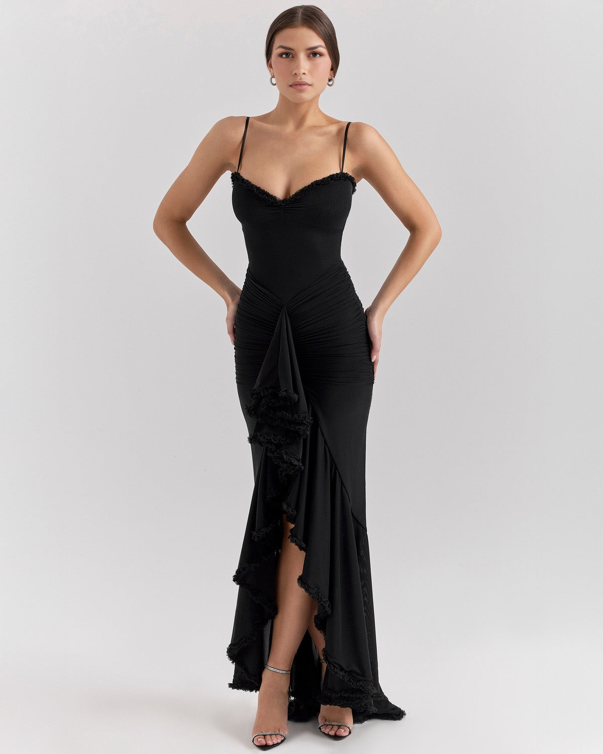Fioretta – Ruffle Cascade Maxi Dress