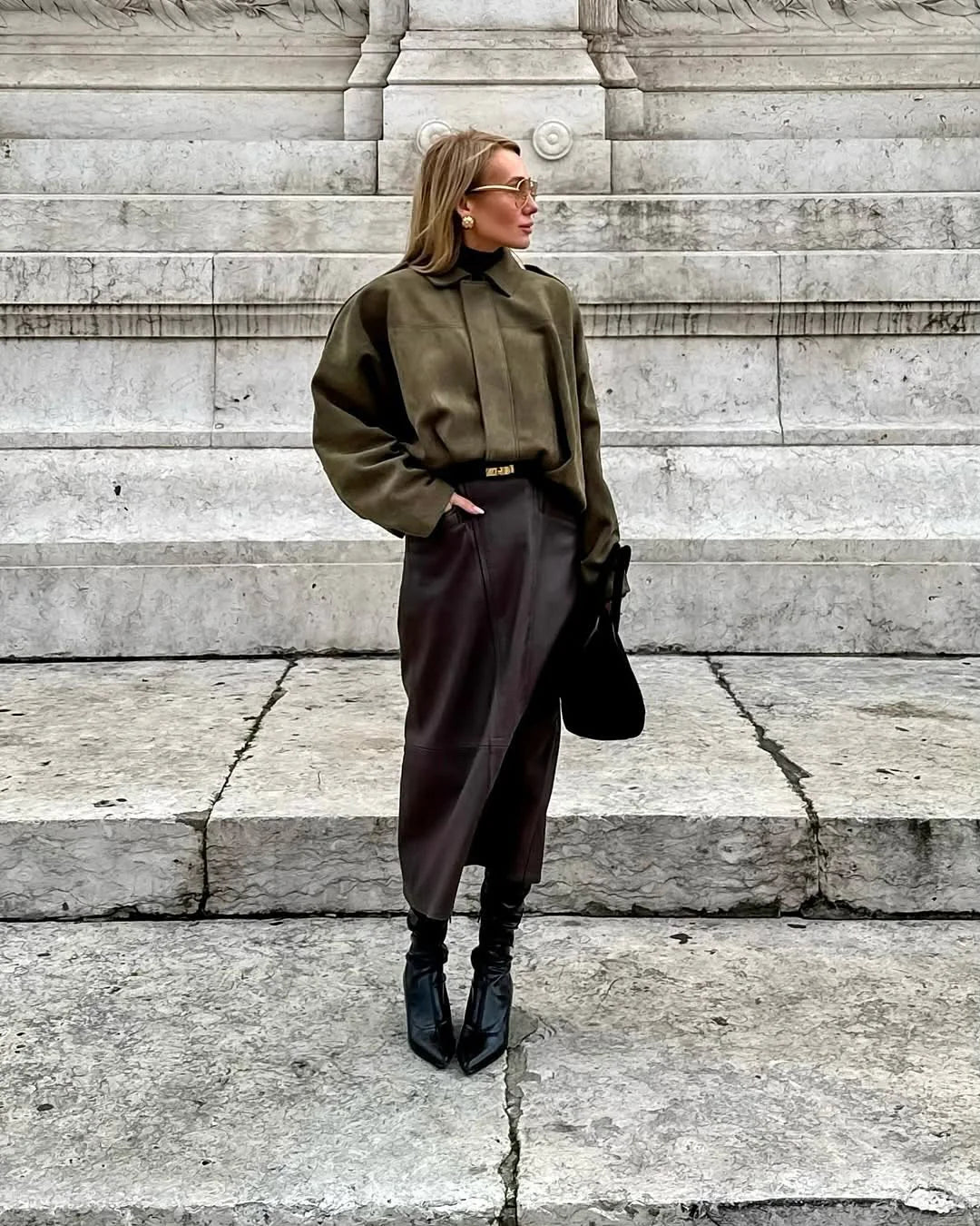Women’s Oversized Long Sleeve Jacket | Relaxed Fit Casual Outerwear