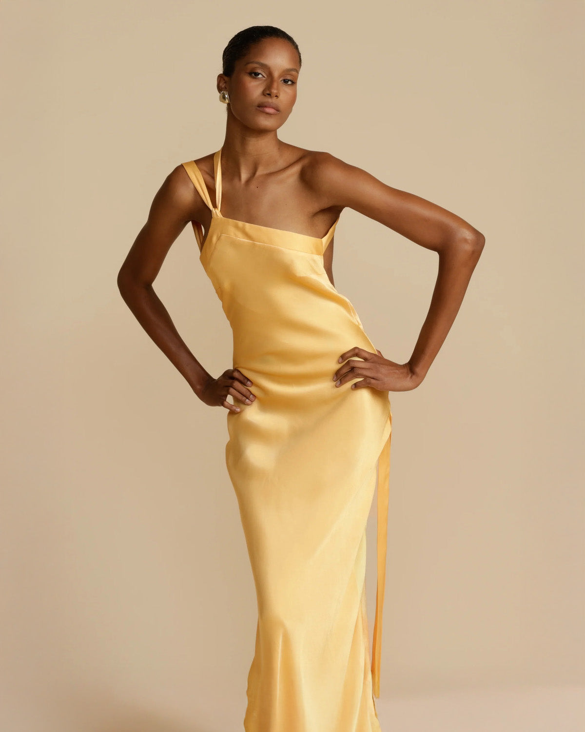 Celeste One-Shoulder Maxi Dress