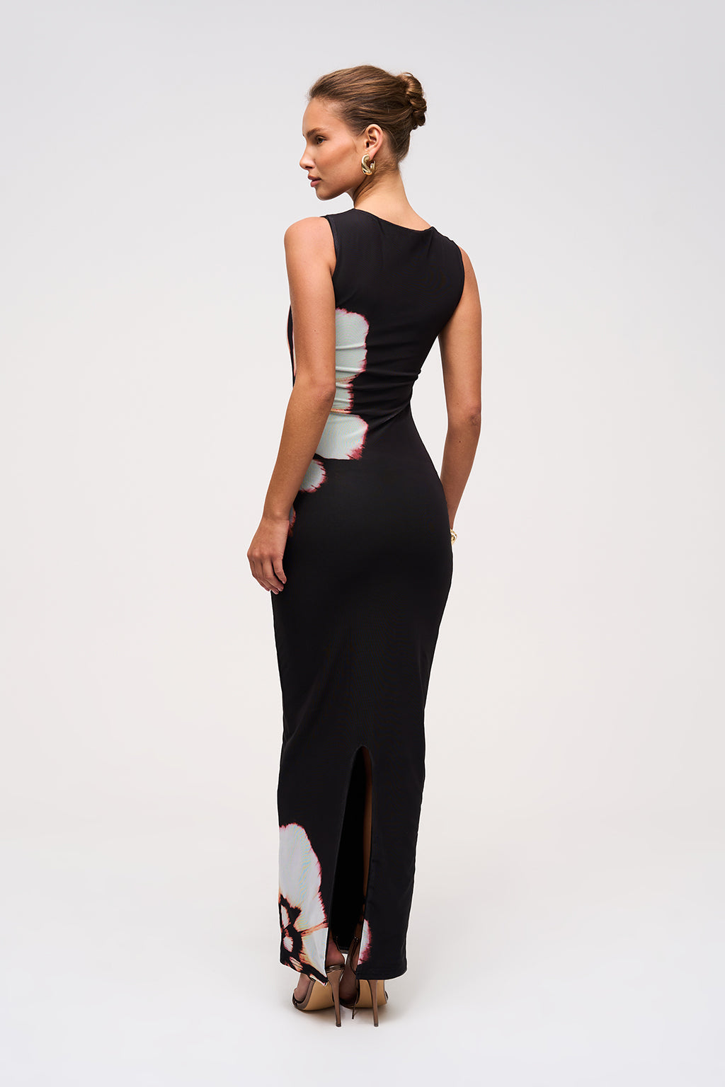 Aurora Bloom – Cutout Maxi Dress