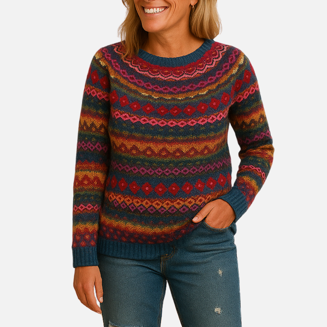 Women’s Warm Plush Knit Winter Sweater