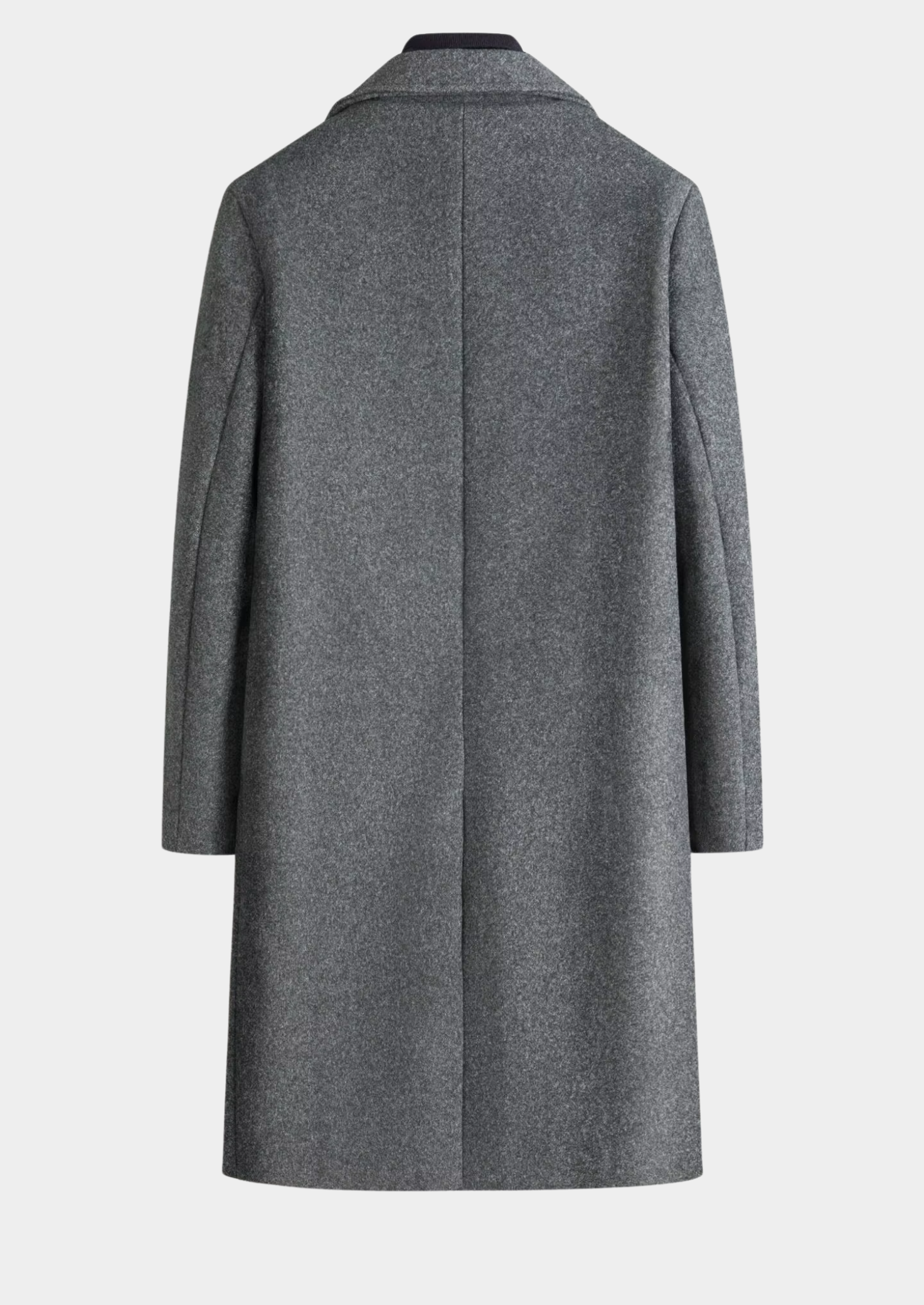 Men’s Double-Breasted Overcoat - Classic Long Lapel Coat
