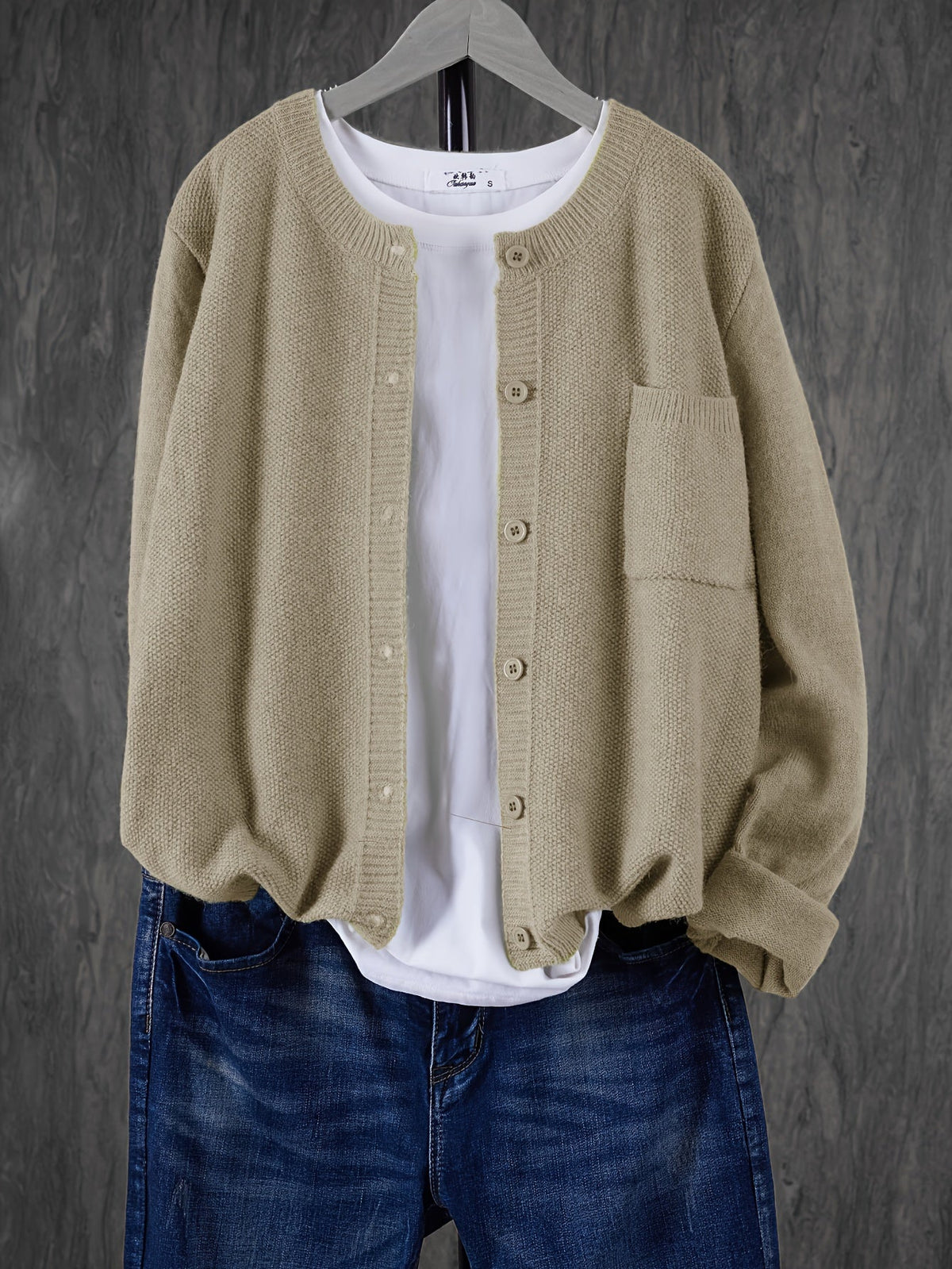 Women’s Button Front Cardigan - Long Sleeve Casual Knit Sweater