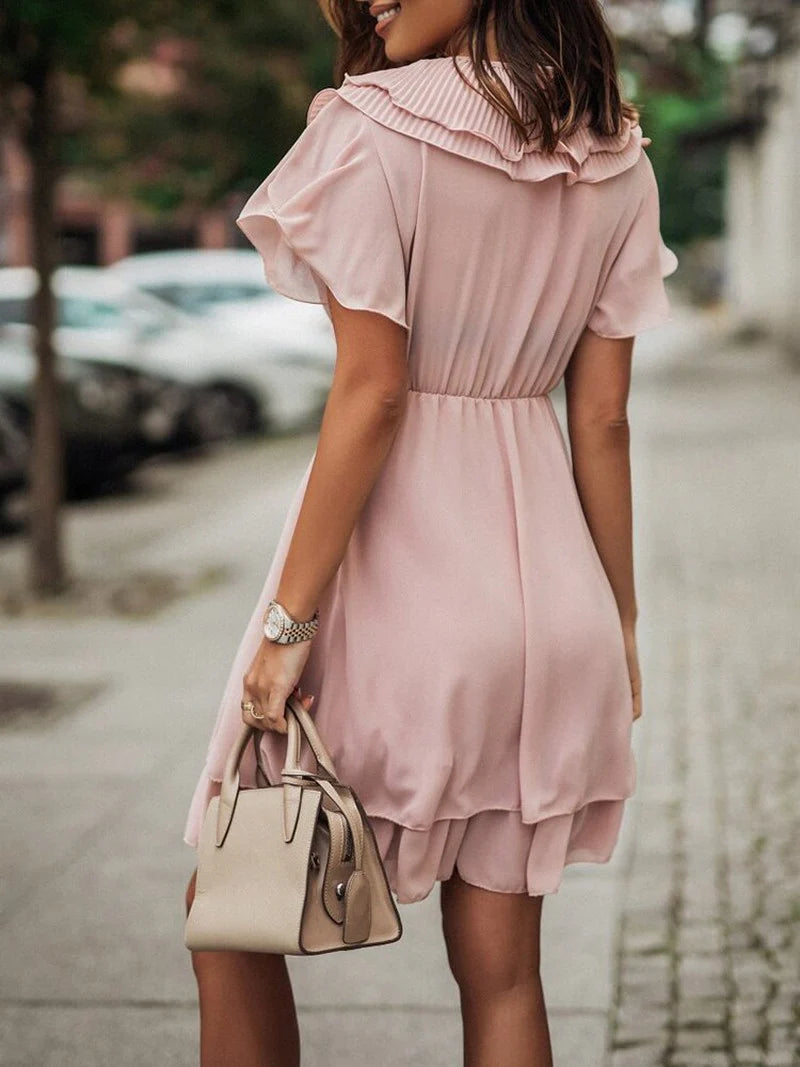 Fabia - Ruffle Mini Dress