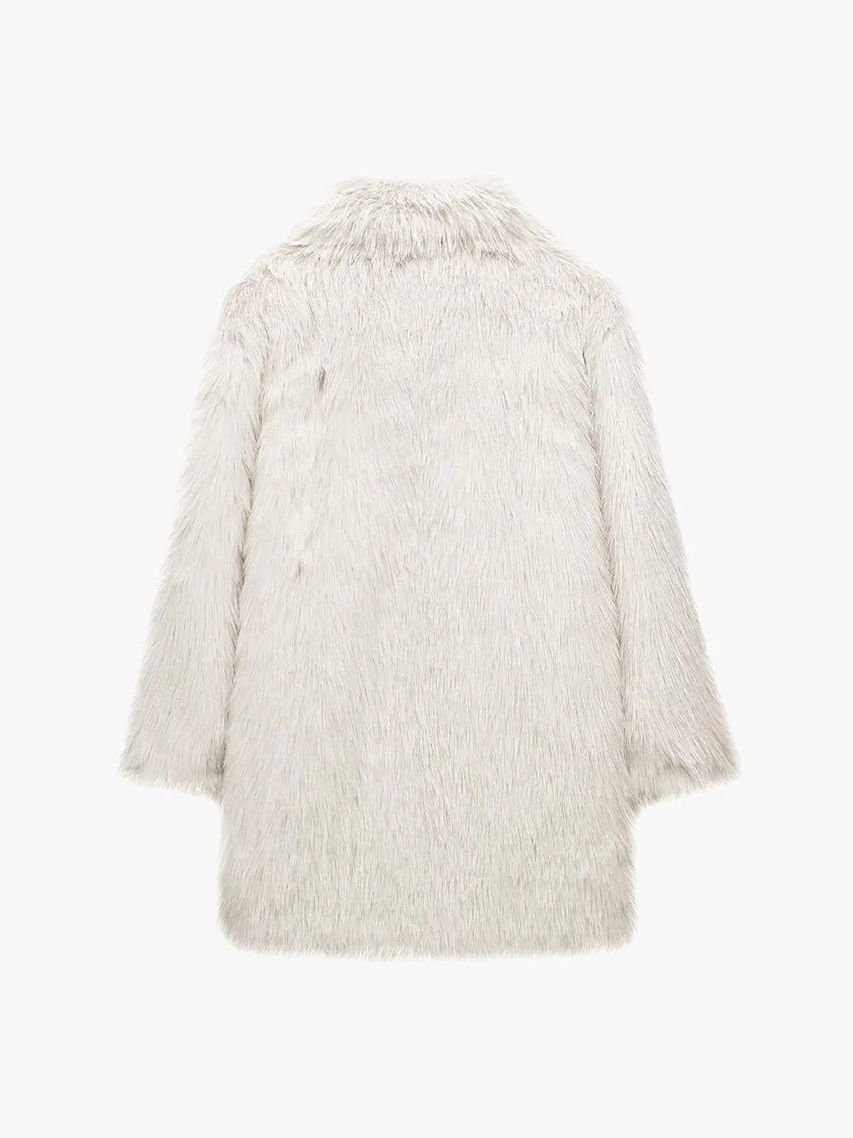 Women’s Longline Faux-Fur Coat