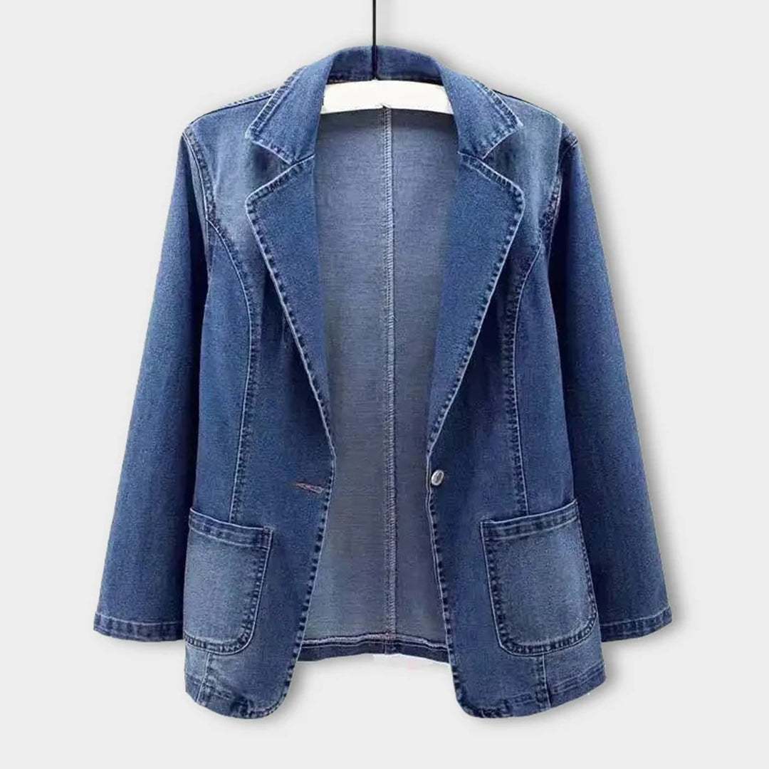 Women's Tailored Denim Blazer