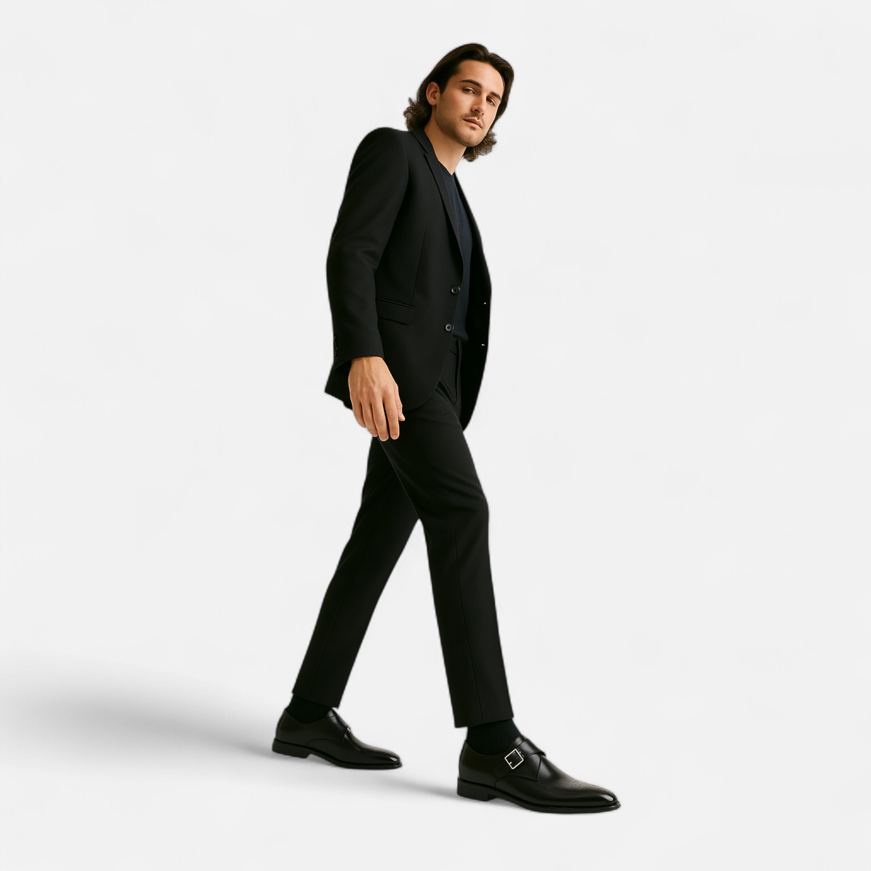 Men’s Alden Buckle-Detail Formal Dress Shoes