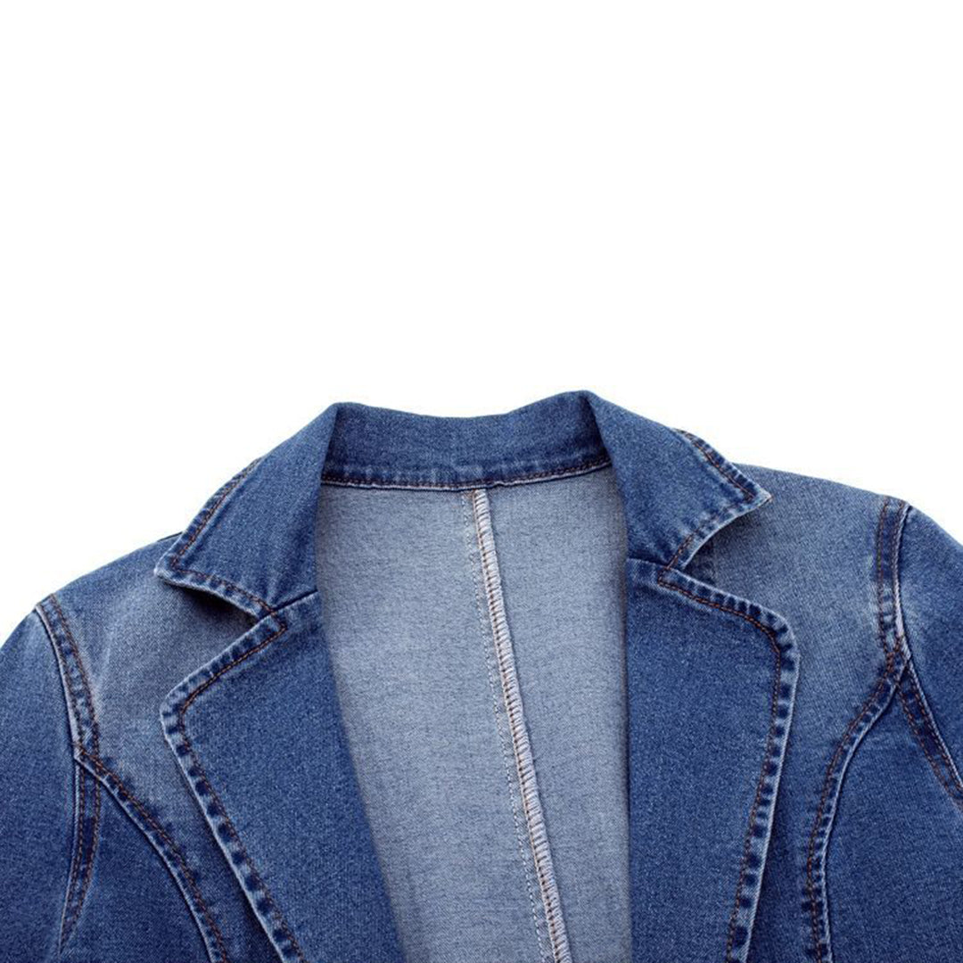 Women's Tailored Denim Blazer