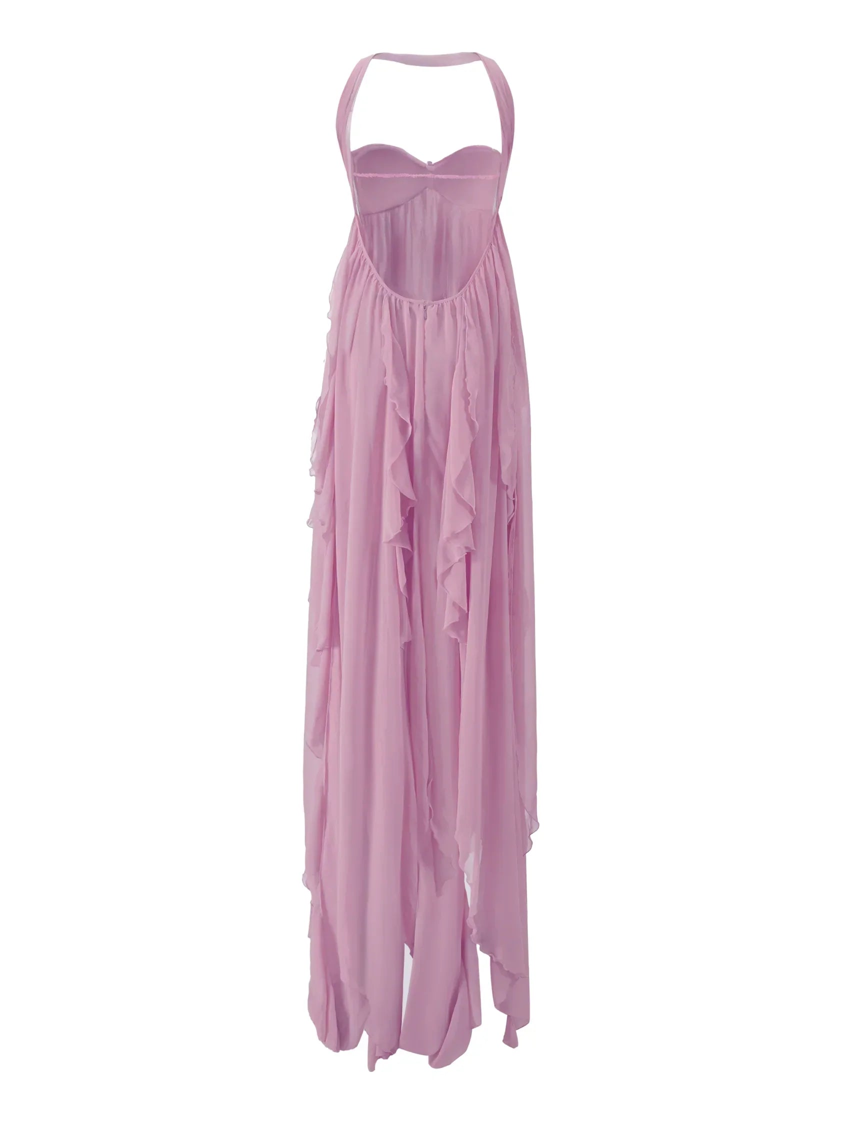 Emery - Embellished Backless Maxi Dress