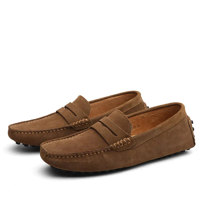Men’s Suede Driving Loafer - Effortless Casual Refinement