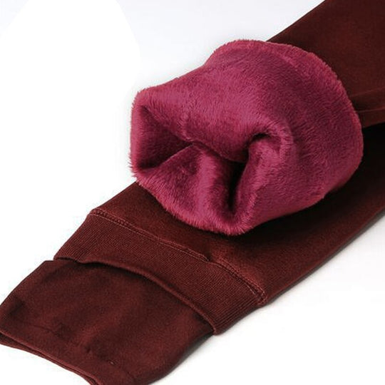 Women’s High-Waist Thermal Leggings - Fleece-Lined Pants
