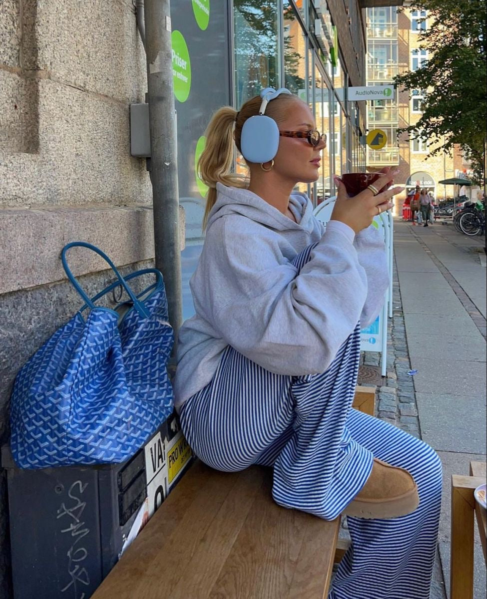 Ava Women's Spring Striped Relaxed Pants