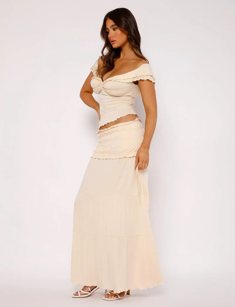 Charlie - Textured Twist Two Piece Set