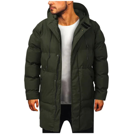 Men’s GlacierShield Longline Puffer Coat - Heavyweight Winter Protection