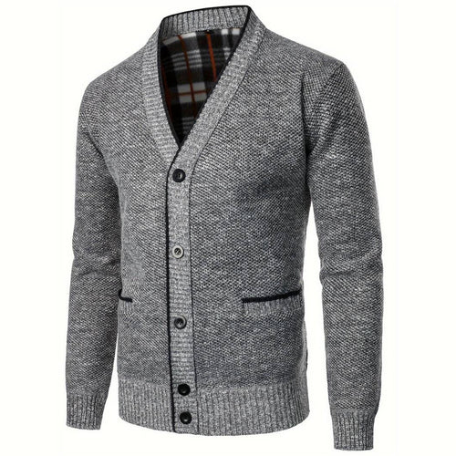 Men’s Laurent Heritage Knit Cardigan - Classic Button-Up Layer